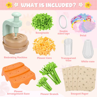 Blooms Crafting Kit – DIY Flower Arrangement Set for Kids