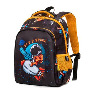 Fly 2 Space Astronaut Kids Backpack – 14" Lightweight School Bag for Kids