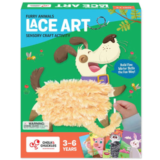 Furry Animal Lace Art Craft Activity Kit