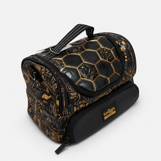 Football Tech Double Decker Insulated Lunch Bag – Black & Gold