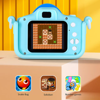 Creatures Capture: Shark -Themed Electronic Camera for Kids with Selfie Camera