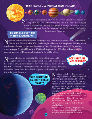 Space and Solar System Encyclopedia for Children Age 5 - 15 Years- All About Trivia Questions and Answers