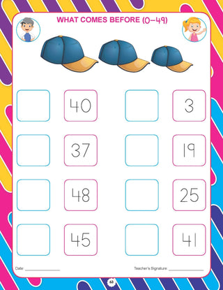 Kindergarten Maths Assignment