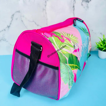 Versatile Travel Bag with Side Pockets: The Perfect Blend of Style and Functionality (Football)