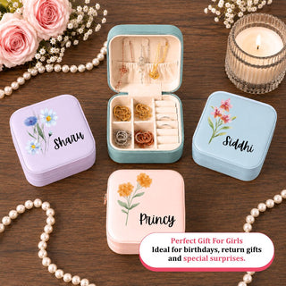 Personalised Jewellery Box - Floral (PREPAID ONLY)