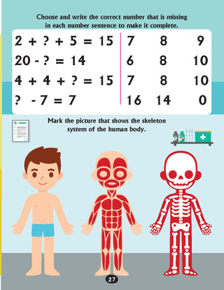 Brain Train Activity Book for Kids Age 6+ – With Colouring Pages, Mazes, Puzzles and Word searches Activities