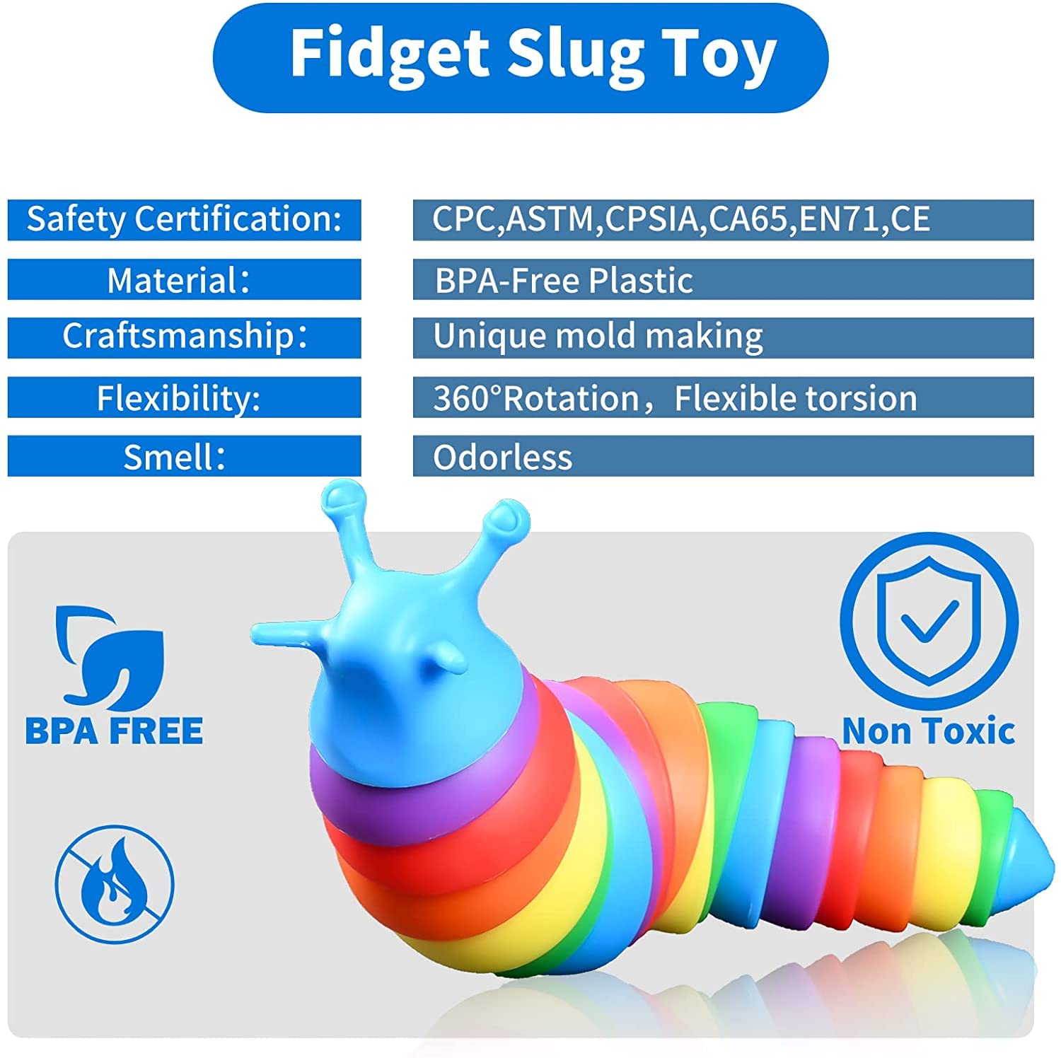 slug fidget toy