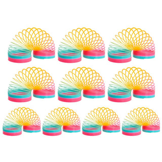 (Pack of 10) Colorful Rainbow Spring Toy for Return Gift (Prepaid Only)