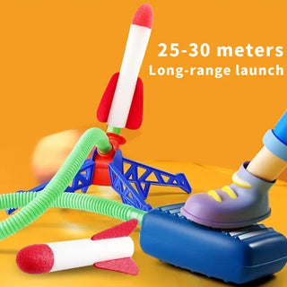 Rocket Launcher Set with Foam Rockets for Kids