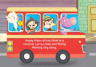 A Birthday on the Bus - A Shaped Picture Board book with Wheels