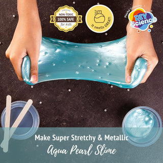 Diy Aqua Pearl Slime Kit