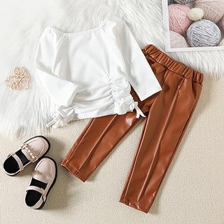 White Brown Suit