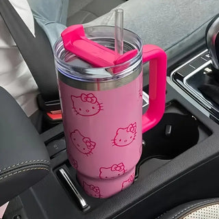 Premium Quality Hello Kitty Design Stanley 1.18ml Tumbler for Kids