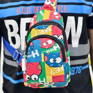 The Cartoon Print Colourful Crossbody Bag for Kids (Pack of 10) (Prepaid Only)
