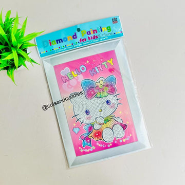 Cute Designs Sparkling Diamond Painting Kits - Adorable DIY Art Kit (Random Design) (1 pc)