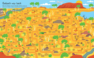 Around The World Mazes Book