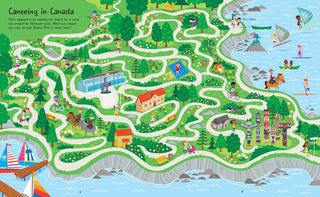 Around The World Mazes Book