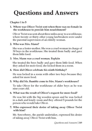 Oliver Twist – Illustrated Abridged Classics for Children with Practice Questions