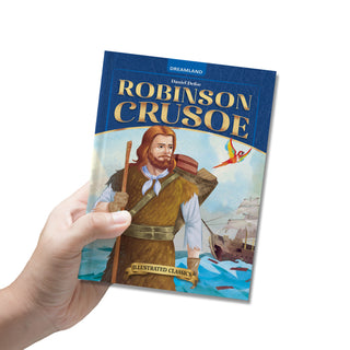 Robinson Crusoe – Illustrated Abridged Classics for Children with Practice Questions