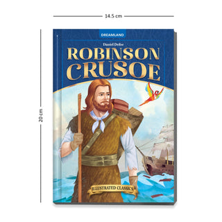 Robinson Crusoe – Illustrated Abridged Classics for Children with Practice Questions