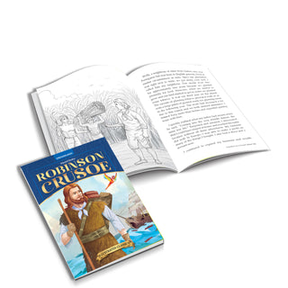 Robinson Crusoe – Illustrated Abridged Classics for Children with Practice Questions