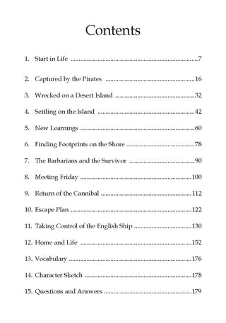 Robinson Crusoe – Illustrated Abridged Classics for Children with Practice Questions