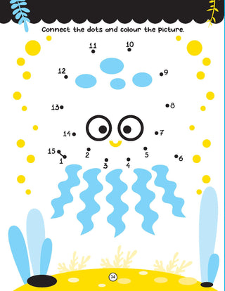 Ocean World Activities – I Can Solve Activity Book for Kids Age 4- 8 Years | With Colouring Pages, Mazes, Dot-to-Dots