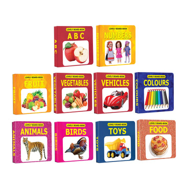 Lovely Board Books Gift Pack (10 Titles) : Board Book for Kid