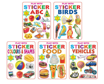Play With Stickers – 5 Books Pack