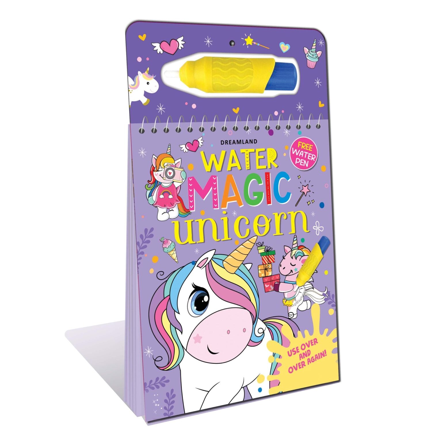 Water Magic Unicorn- With Water Pen - Use over and over again
