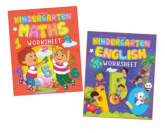 Kindergarten Worksheets – 2 Books Pack