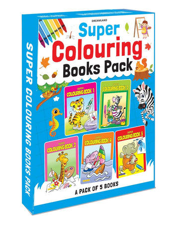 Super Colouring Book Pack of 5 Titles