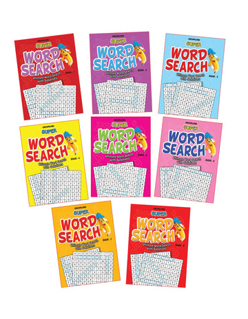 Super Word Search - 1-8 (8 titles) Pack