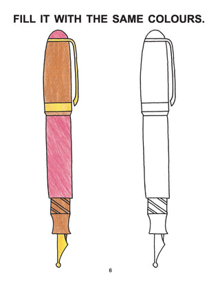 Colour With Crayons - 1 to 5 (Pack)