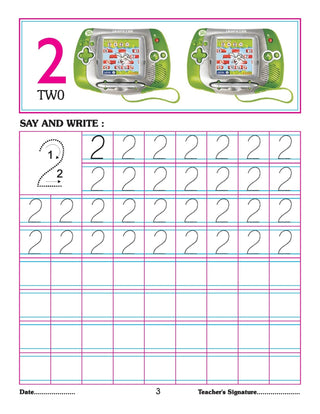 Number Writing – 4 Books Pack