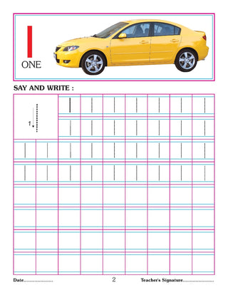 Number Writing – 4 Books Pack