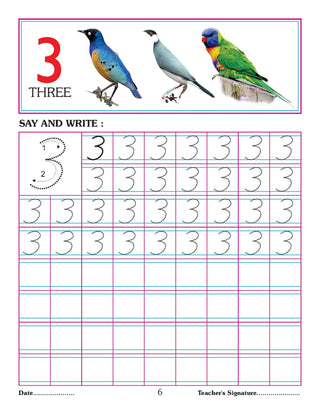 Number Writing – 4 Books Pack