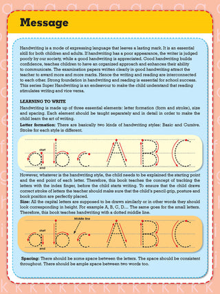 Super Hand Writing Book Part - 2