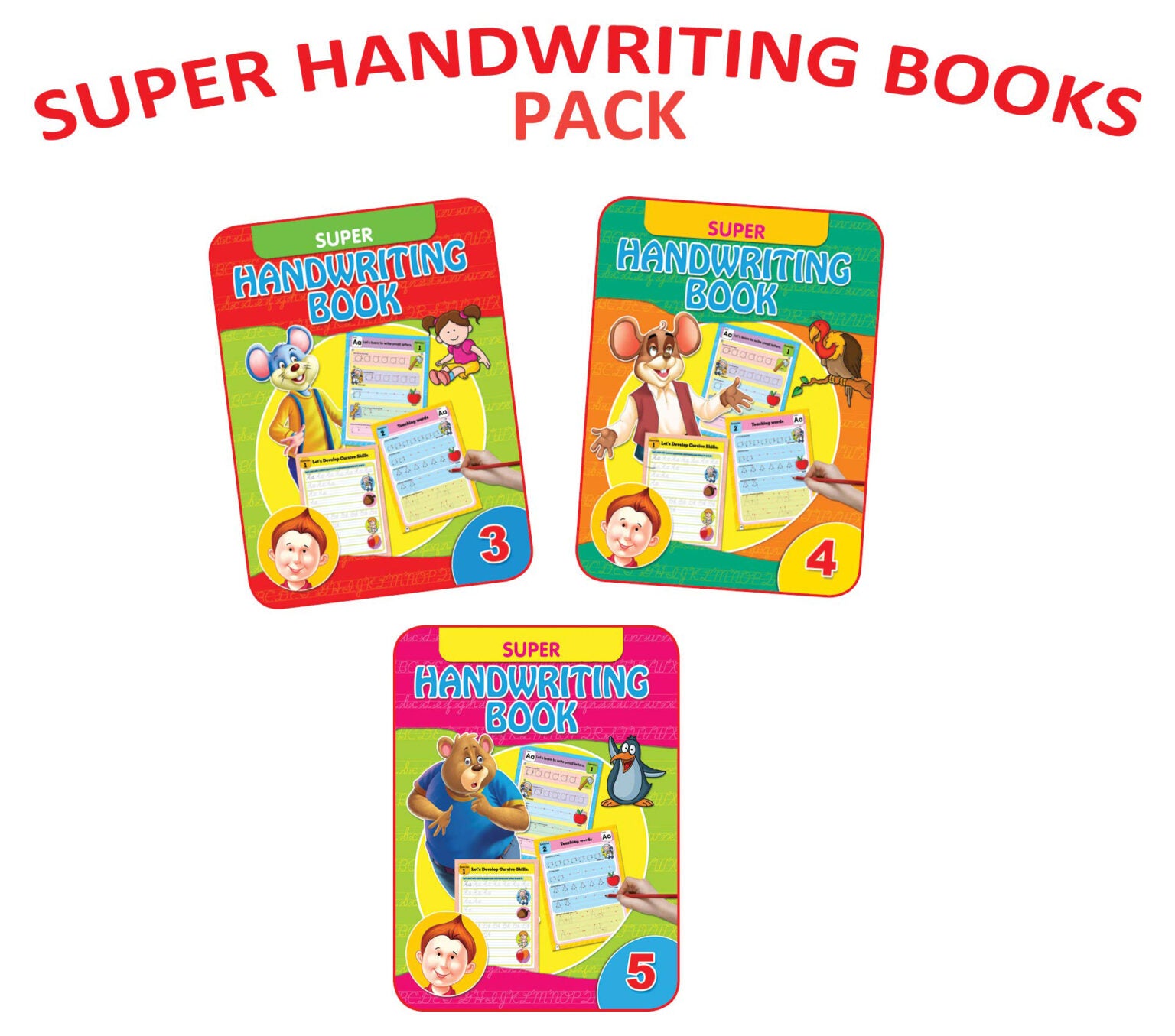 Super Handwriting Books Pack 2 (3 Titles)