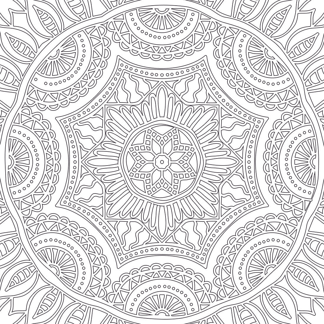 Buy Refreshing Mandala - Colouring Book For Adults Book 1 Book Online at  Low Prices in India