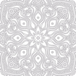 Refreshing Mandala- Colouring Book for Adults Book 1