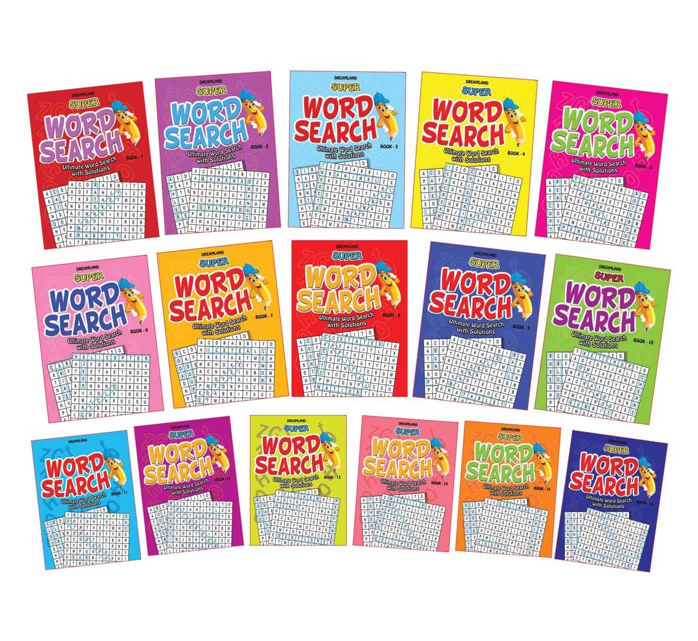 Super Word Search – 16 Books Pack