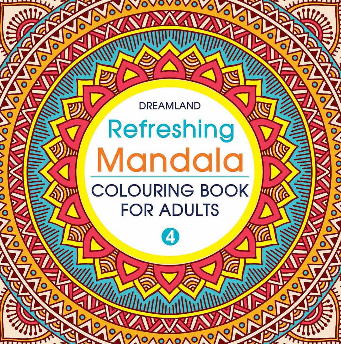 Refreshing Mandala- Colouring Book for Adults Book 4