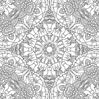 Refreshing Mandala- Colouring Book for Adults Book 4