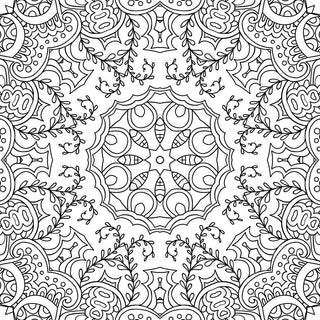 Refreshing Mandala- Colouring Book for Adults Book 4