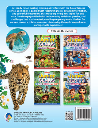 Junior Genius: Our Amazing Planets – A Fun-Filled Learning Book for Kids Age 7+ | Discover Earth, Mars, Jupiter & More with Facts, Activities, and Quizzes