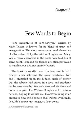 Adventure of Huckleberry Finn - Illustrated Abridged Classics for Children with Practice Questions