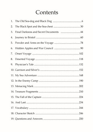Treasure Island - Illustrated Abridged Classics for Children with Practice Questions