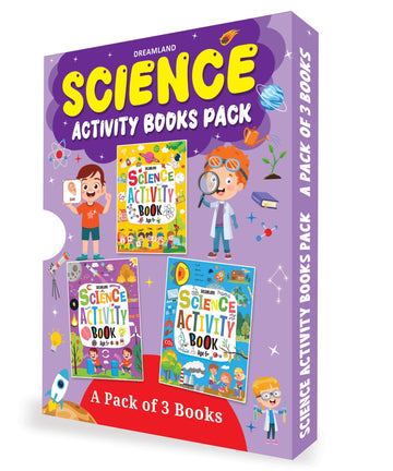 Science Activity Books Pack- A Set of 3 Books - Activity Book for Children