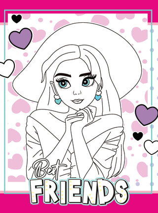 Colour Your Own Manga Book 4 With Free Manga Colouring Poster Age 4+